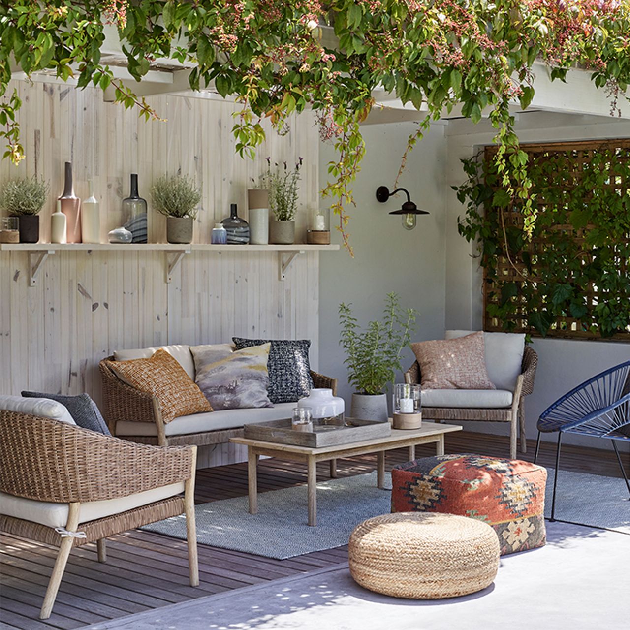 Outdoor wall decor ideas – 15 ways to brighten up garden walls and ...