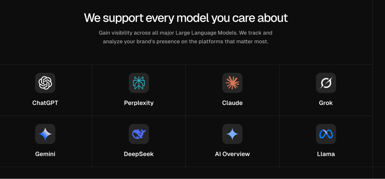 model support mentions
