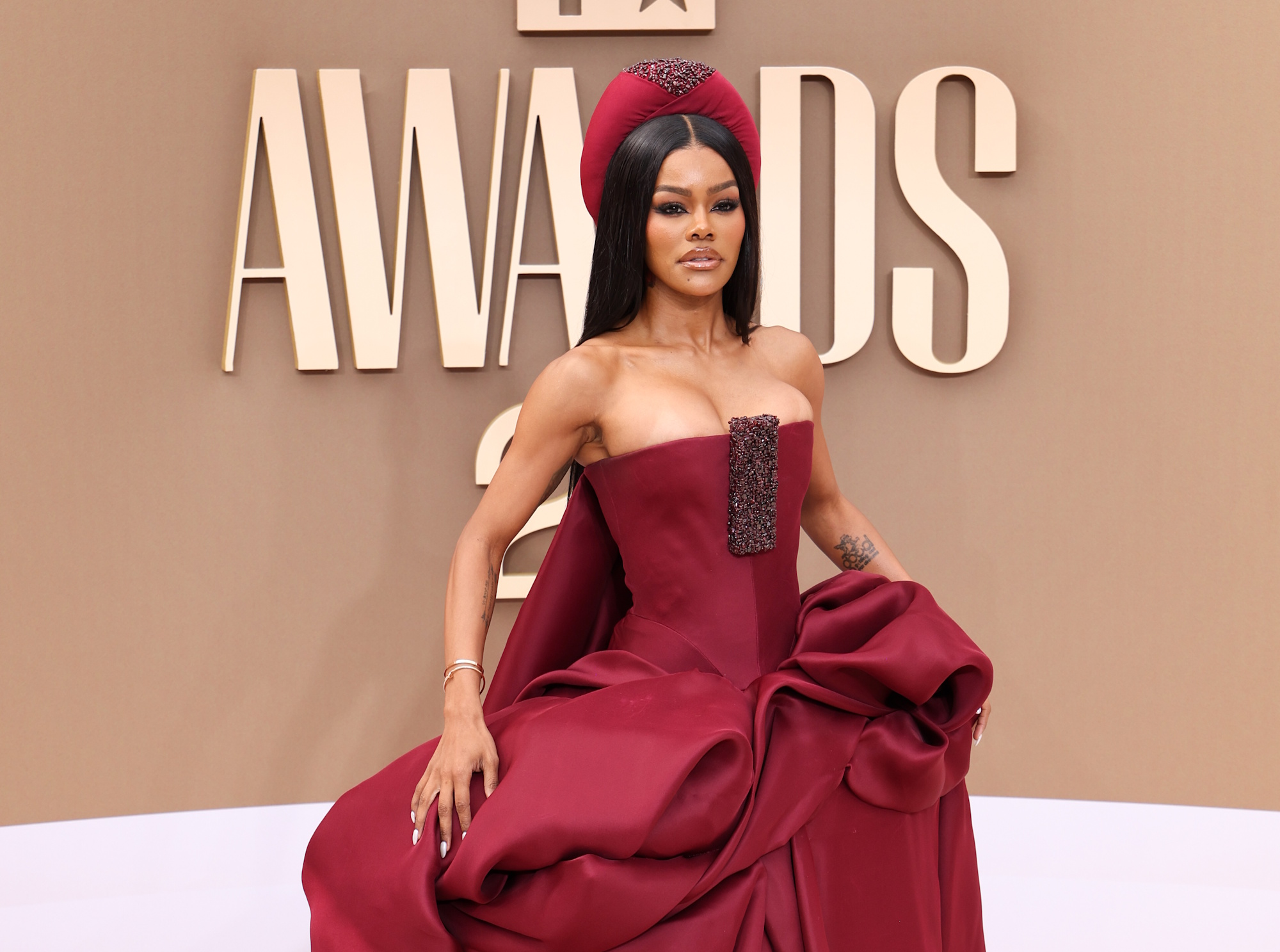Teyana Taylor at the BET Awards 2026 held at Peacock Theater on June 28, 2026 in Los Angeles, California.