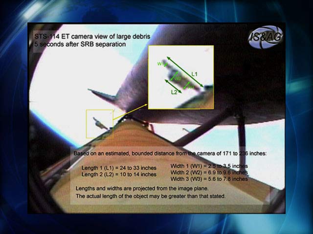 Multiple Pieces of Foam Fly in Shuttle Launch, Forcing Fleet Grounding