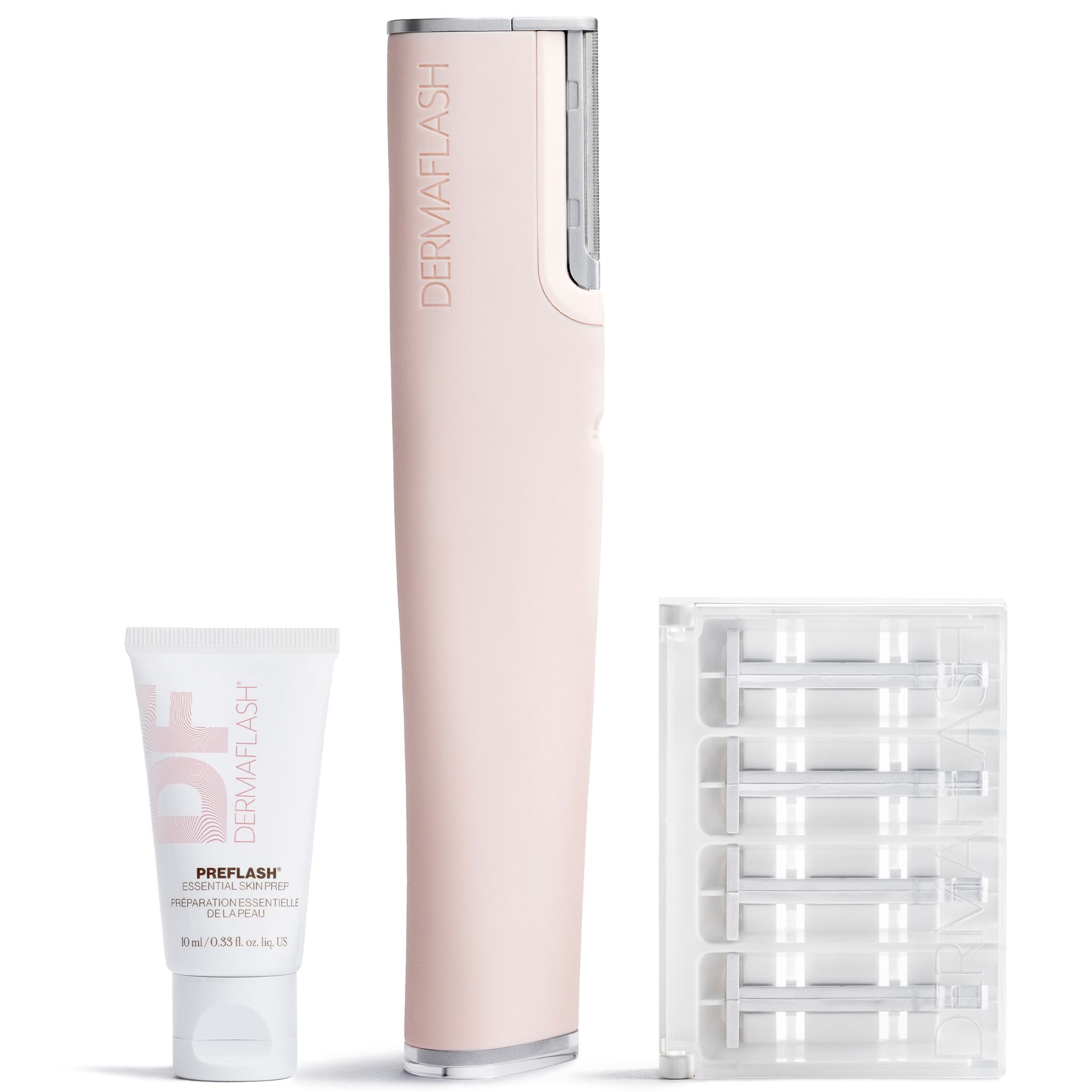 Dermaflash Luxe+ Advanced Sonic Dermaplaning and Peach Fuzz Removal - Blush
