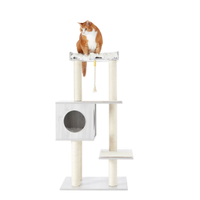 Frisco 47.5-in Modern Cat Tree &amp; Condo | 15% off at ChewyWas $74.51 Now $63.33