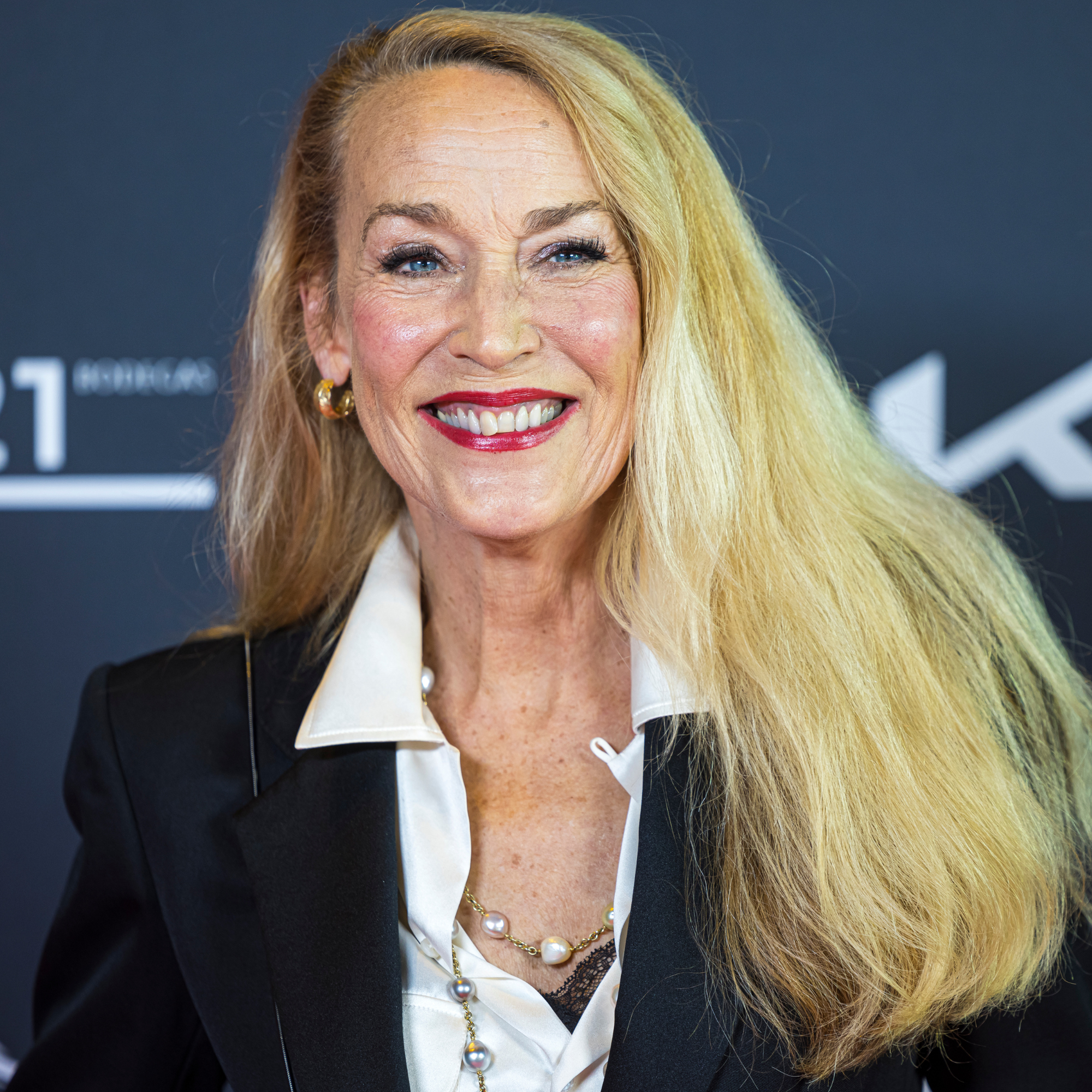 Jerry Hall attends Harper's Bazaar Women Of The Year Awards 2024 on October 28, 2024 in Madrid, Spain. (Photo by David Benito/Getty Images)