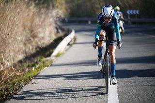VALENCIA SPAIN FEBRUARY 09 Sigrid Ytterhus Haugset of Norway and Team Coop Repsol attacks during the 7th VCV Feminas Gran Premio Tuawa 2025 a 104km one day race from Alfafar to Valencia on February 09 2025 in Valencia Spain Photo by Szymon GruchalskiGetty Images