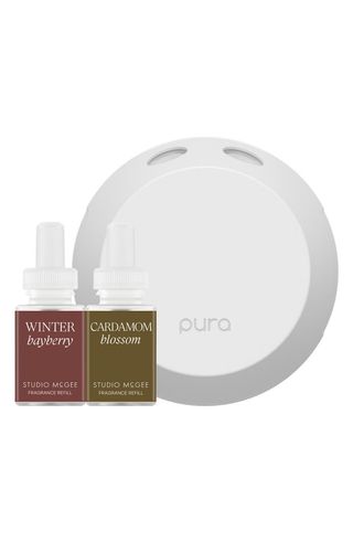 X Studio Mcgee Pura 4 Smart Fragrance Diffuser & Refill Holiday Set