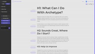 Online typography tools: Archetype