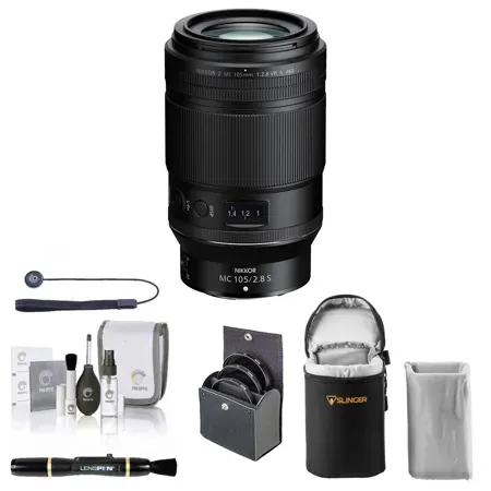 Nikon Nikkor Z MC 105mm F/2.8 VR S Lens Bundle