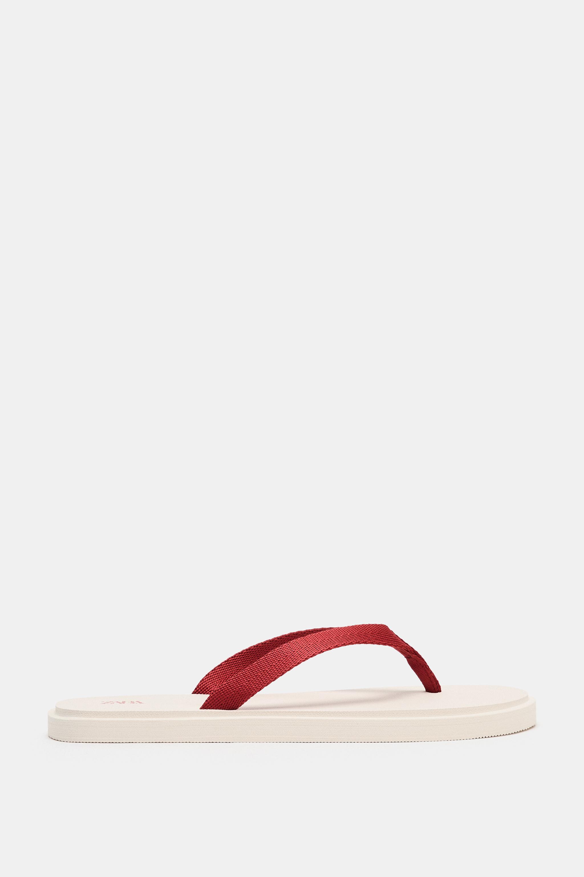 Contrast Flat Sandals
