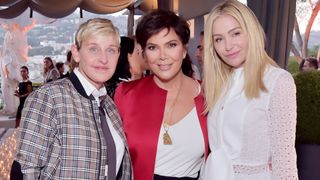 Ellen DeGeneres, Kris Jenner and Portia de Rossi attend GENERAL PUBLIC x RH Celebration at Restoration Hardware on June 27, 2018 in Los Angeles, California.
