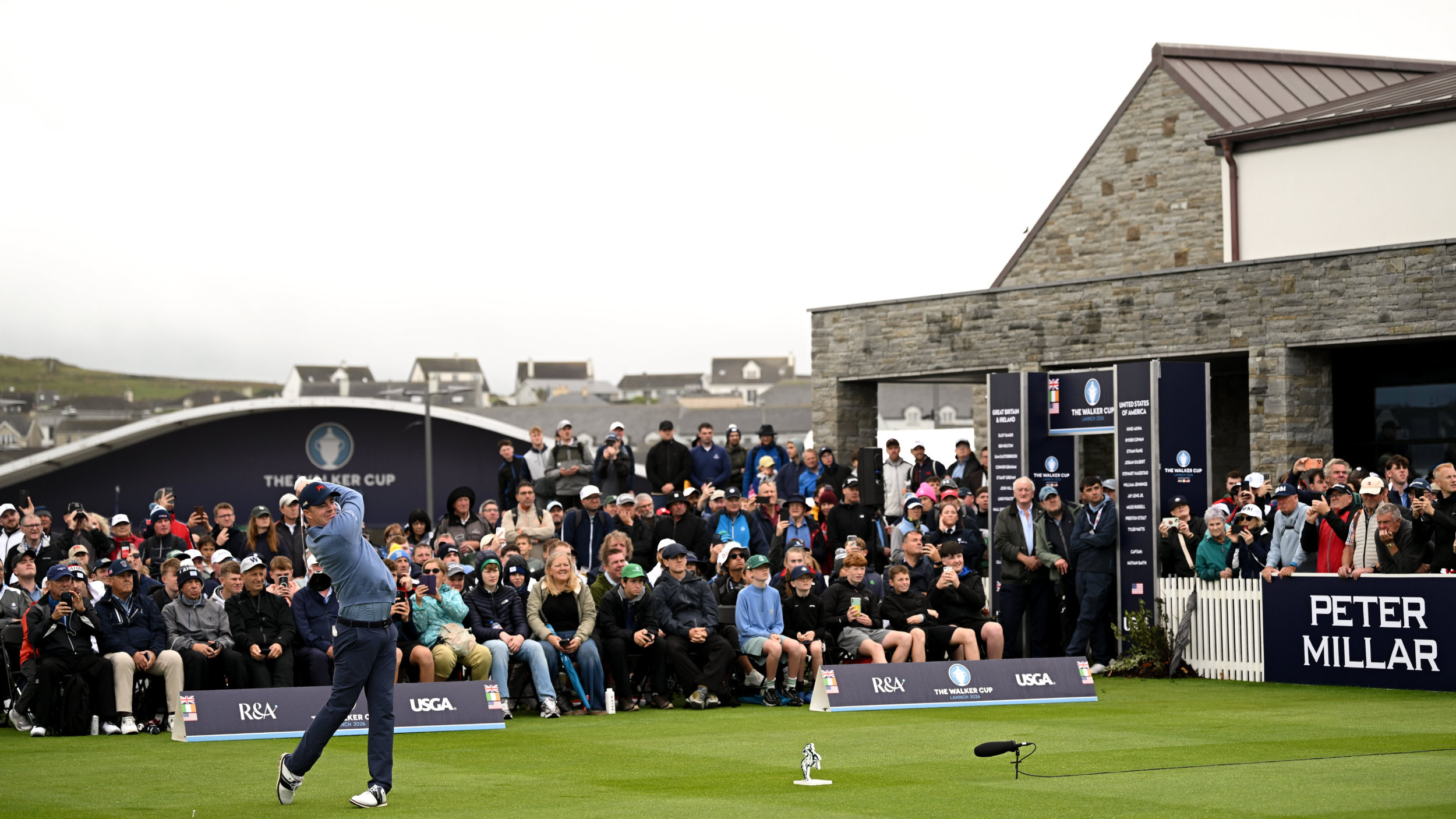 Stuart Grehan at the Walker Cup     
