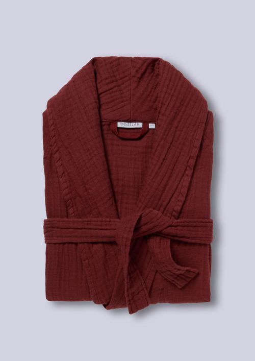 The Dream Cotton Robe - Wine