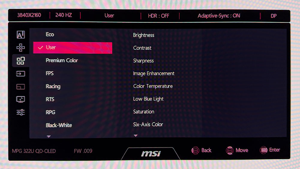 MSI MPG 322UR QD-OLED X24