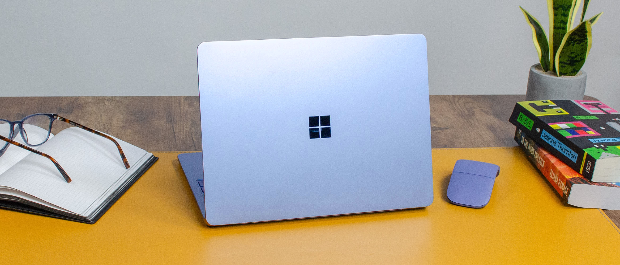 A Microsoft Surface Laptop 13-inch on a desk