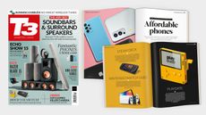 Cover of T3 issue 330 featuring the cover line 'The very best speakers and soundbars'.
