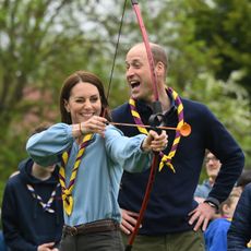 Prince William and Kate Middleton competing against one another