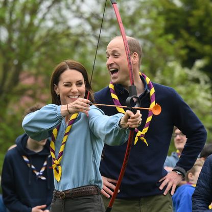 Prince William and Kate Middleton competing against one another