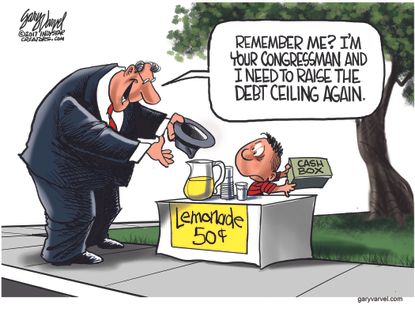 Political cartoons U.S. Business Debt Ceiling