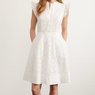 Hobbs Sulby White Dress