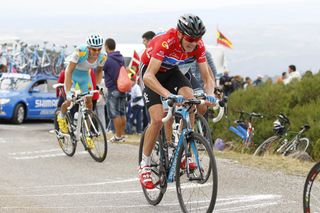 Chris Froome in the 2011 Vuelta a Espana, where he finished second overall