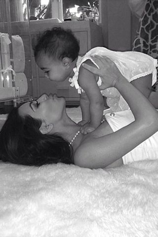Kim Kardashian Celebrates Her First Mother's Day With Nori