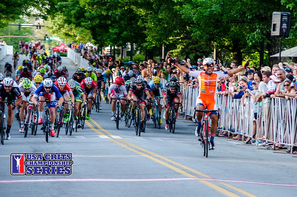 Mad dash race winner Hector Aguilar
