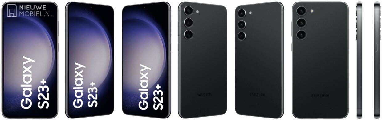 Image of the leaked renders of the Samsung Galaxy S23 Plus model