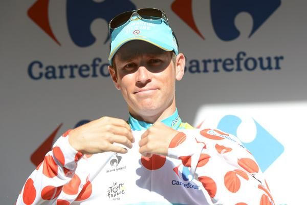 Mountains classification leader Fredrik Kessiakoff (Astana)