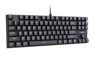  AUKEY Mechanical Keyboard, TKL Gaming Keyboard with Blue Switches