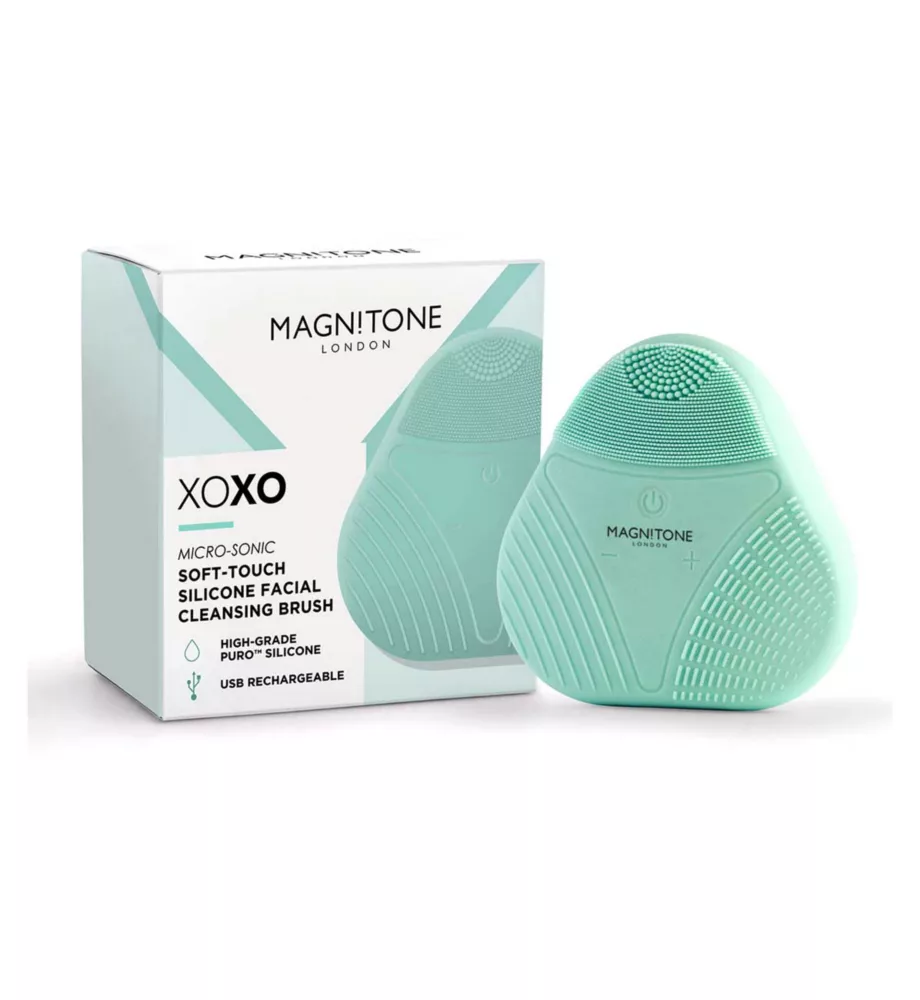 Magnitone Xoxo Soft-Touch Silicone Cleansing Brush - Green