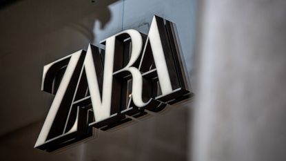 A Zara logo outside a Zara clothing store, operated by Inditex SA, in Barcelona, Spain, on Monday, March 8, 2021. Inditex will report its annual results on Wednesday.