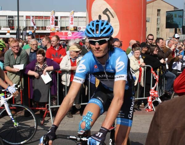 Johan Vansummeren (Garmin-Barracuda) is a popular figure in Belgium.
