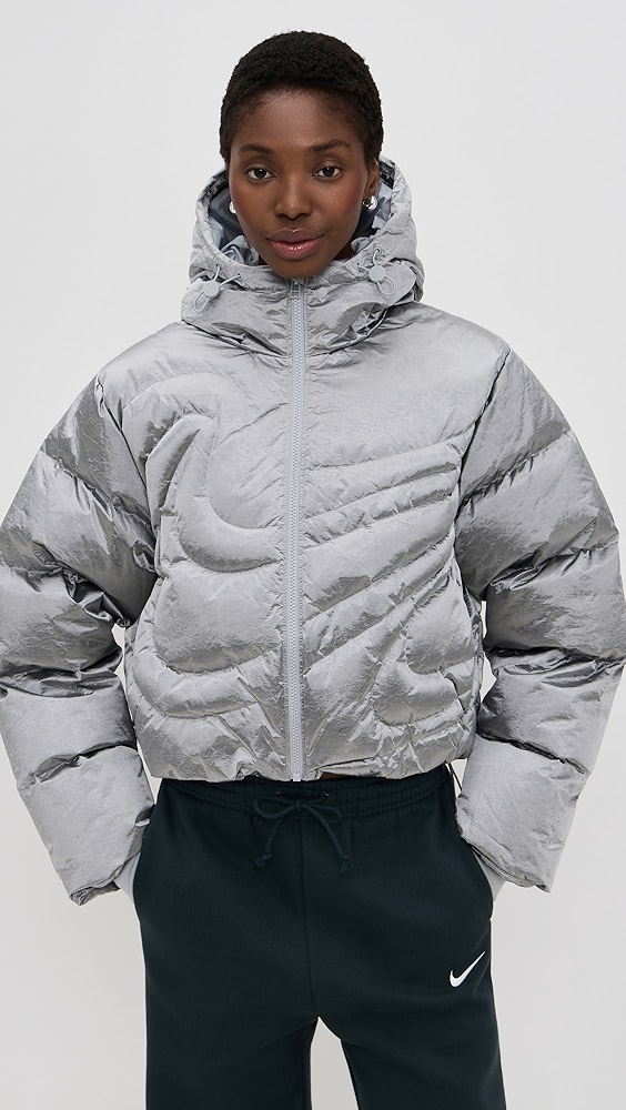 Nike Metallic Swoosh Puffer Jacket