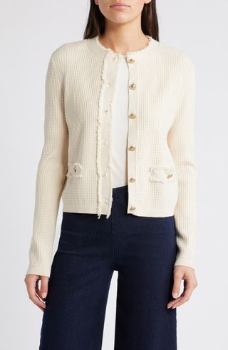 Textured Knit Cardigan