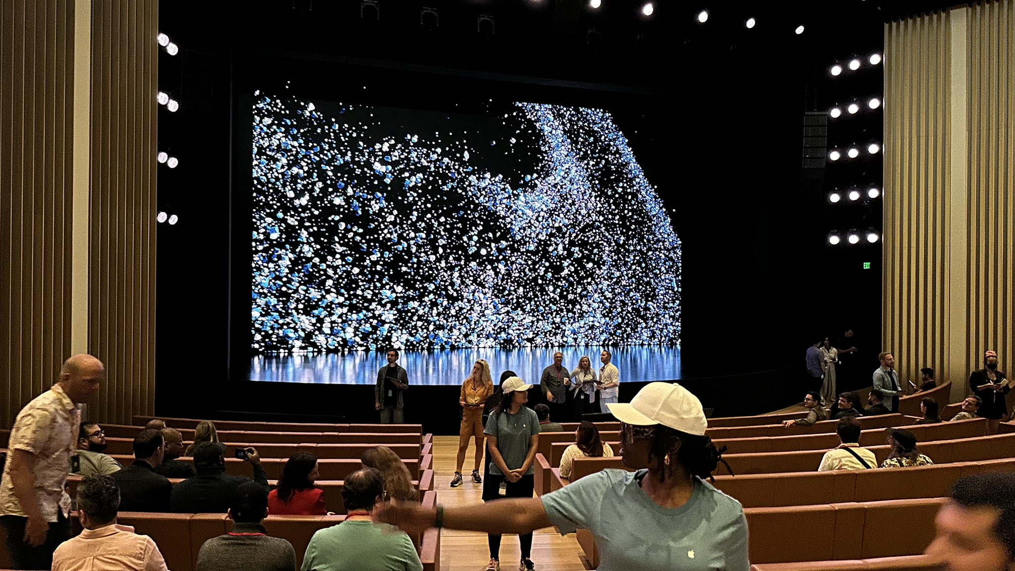 The Steve Jobs Theater ahead of the iPhone 15 press event