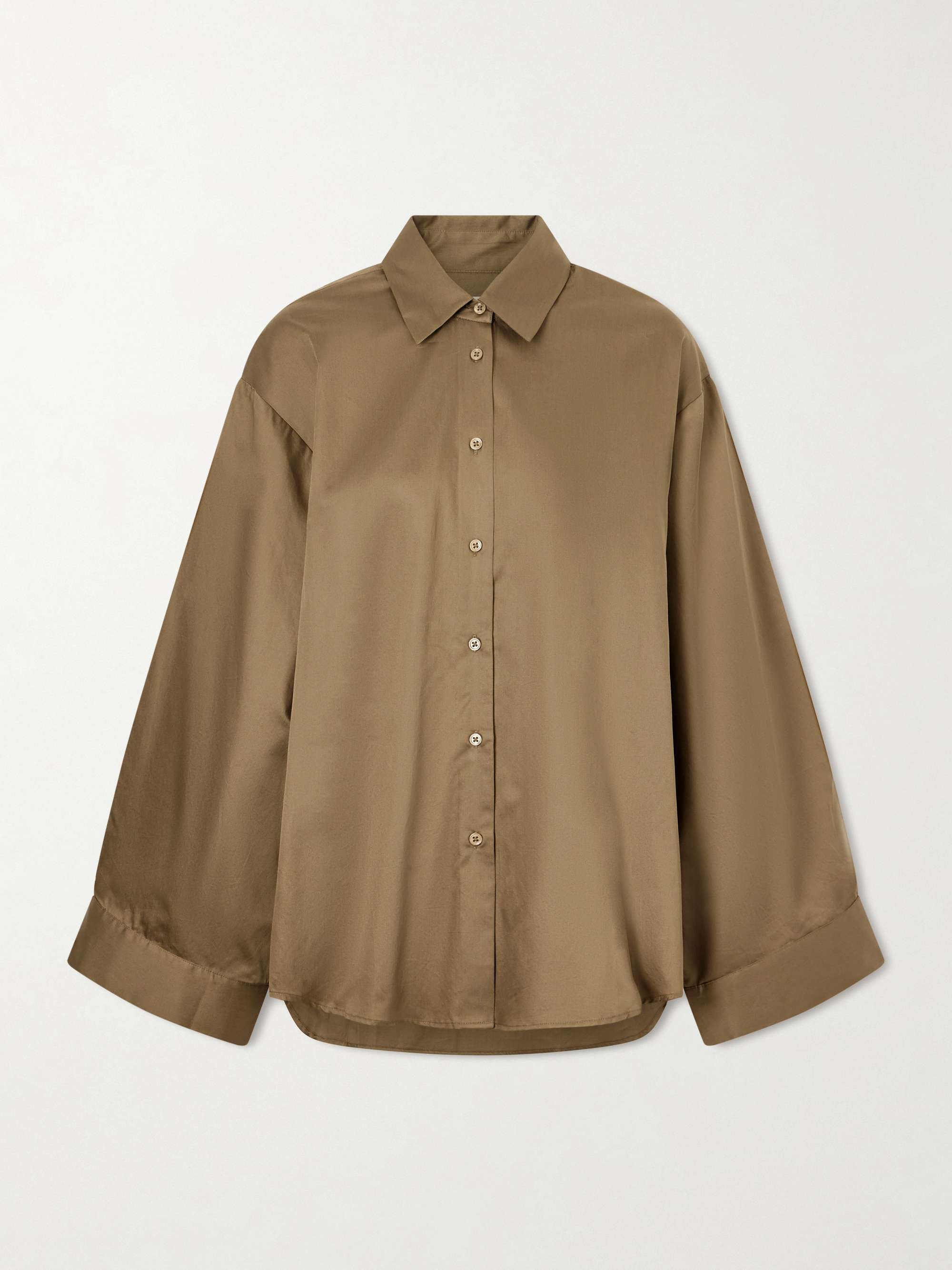 Tila Cotton-Poplin Shirt