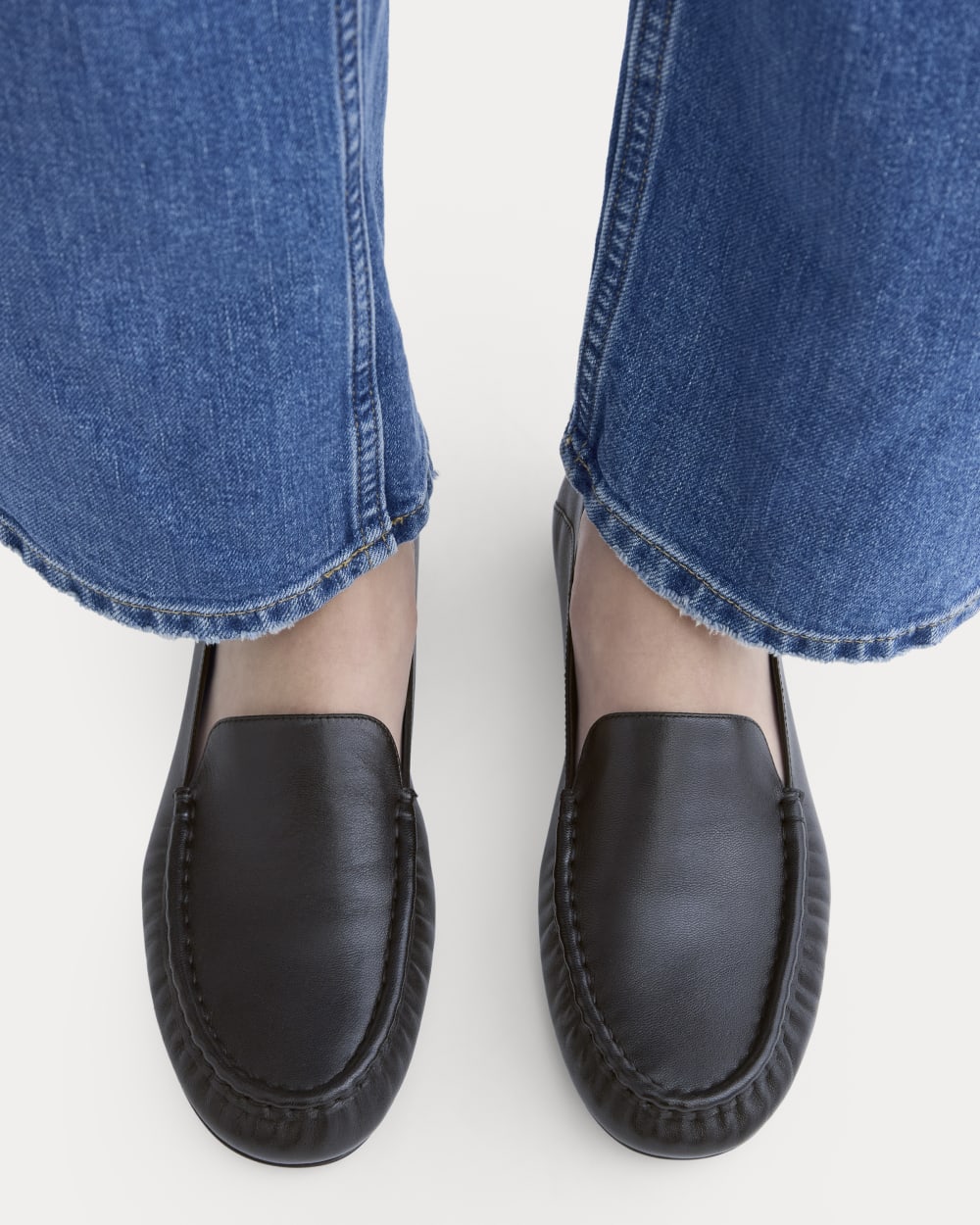 Leather Day Driver Loafer | Black - 5