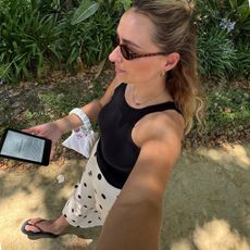 Health writer Georgia Brown trying Kindle walking