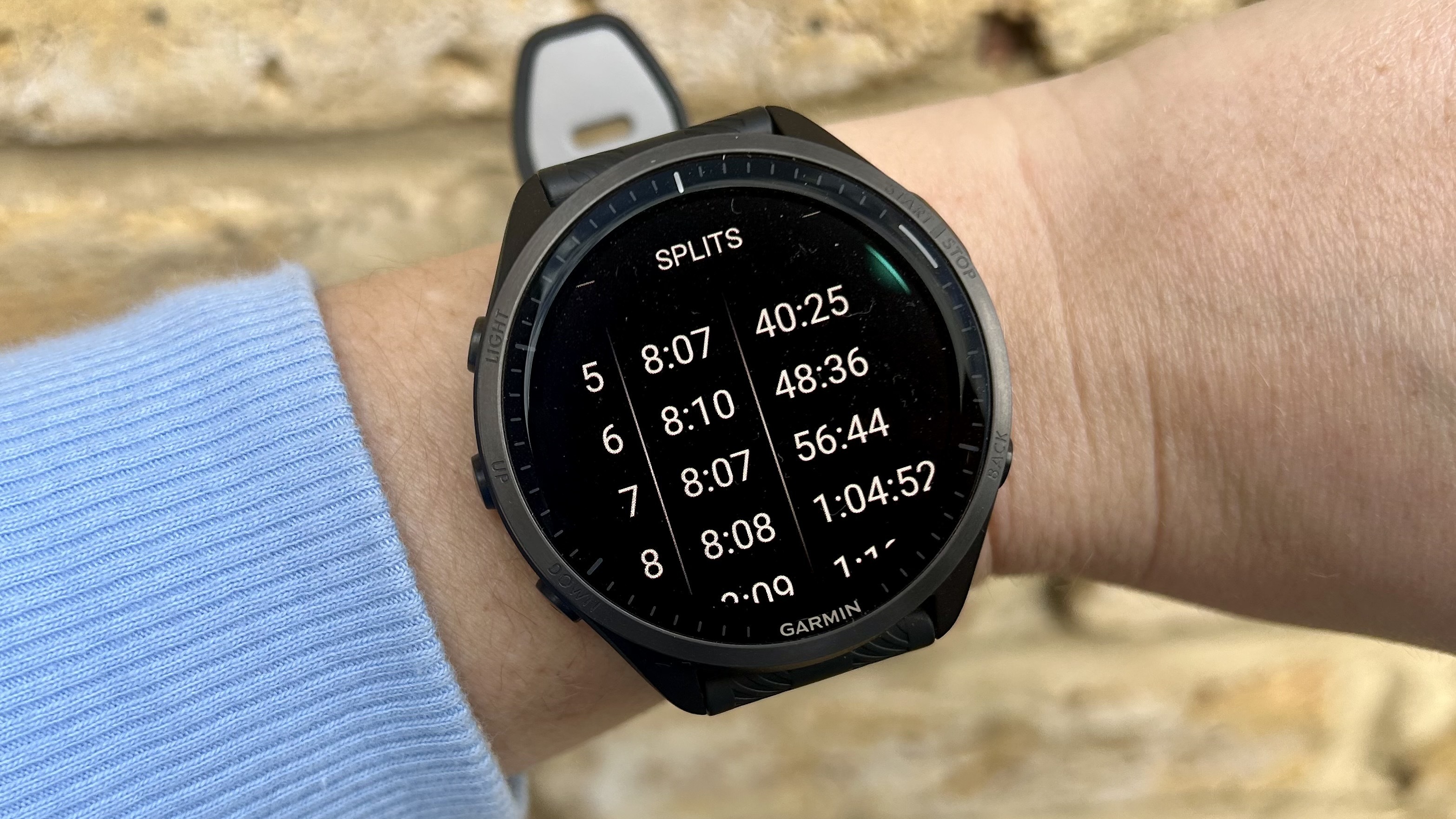 фотография функции PacePro на Garmin Forerunner 965