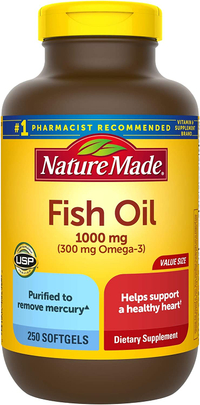 Nature Made Fish Oil 1000 mg &nbsp;| &nbsp;Was $21.49, Now $12.59 at Amazon