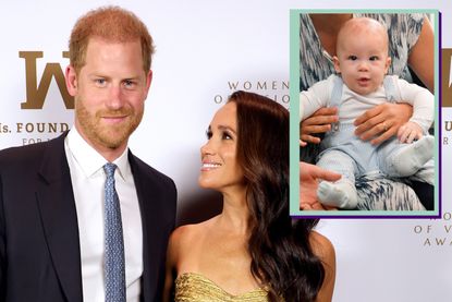 Prince Harry and Meghan Markle and drop in of Prince Archie