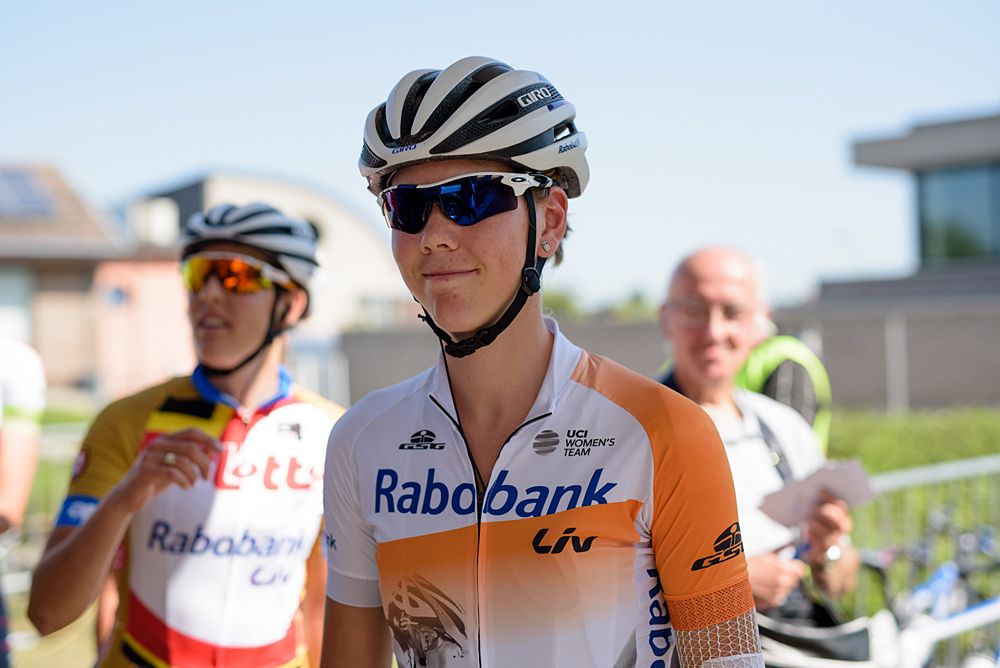 Thalita de Jong (Rabo Liv) at the 108 km Stage 2 of the Lotto Belgium Tour 2016 on 8th September 2016