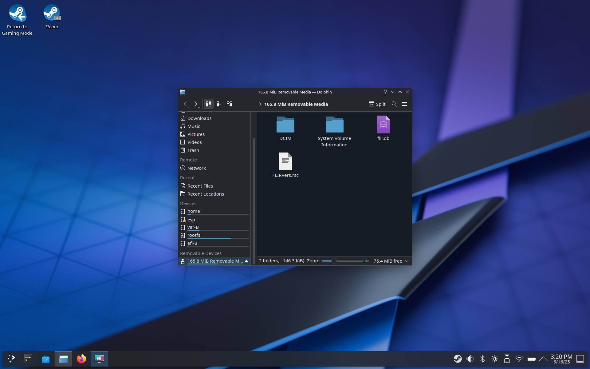 KDE Plasma on Legion Go S