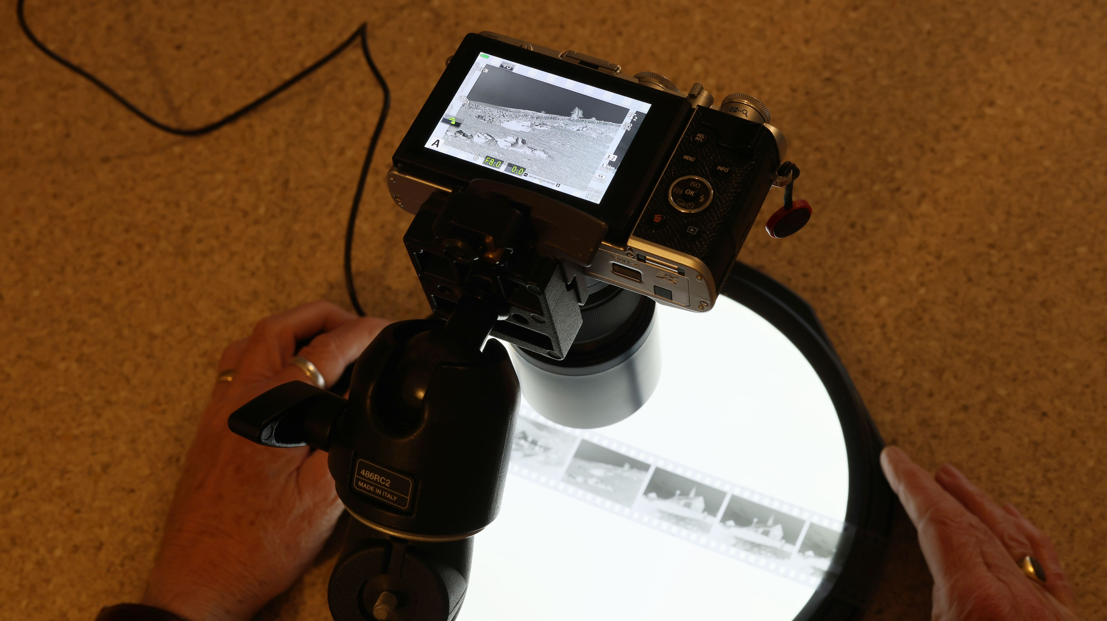 How to 'scan' black and white film without a film scanner