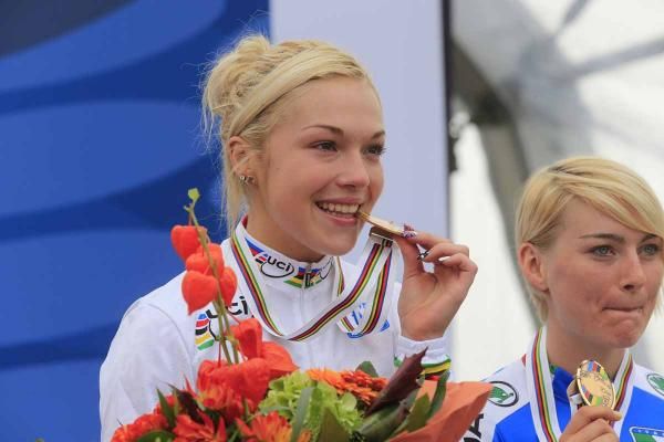 Lucy Garner (Great Britain) tastes gold for a second consecutive year