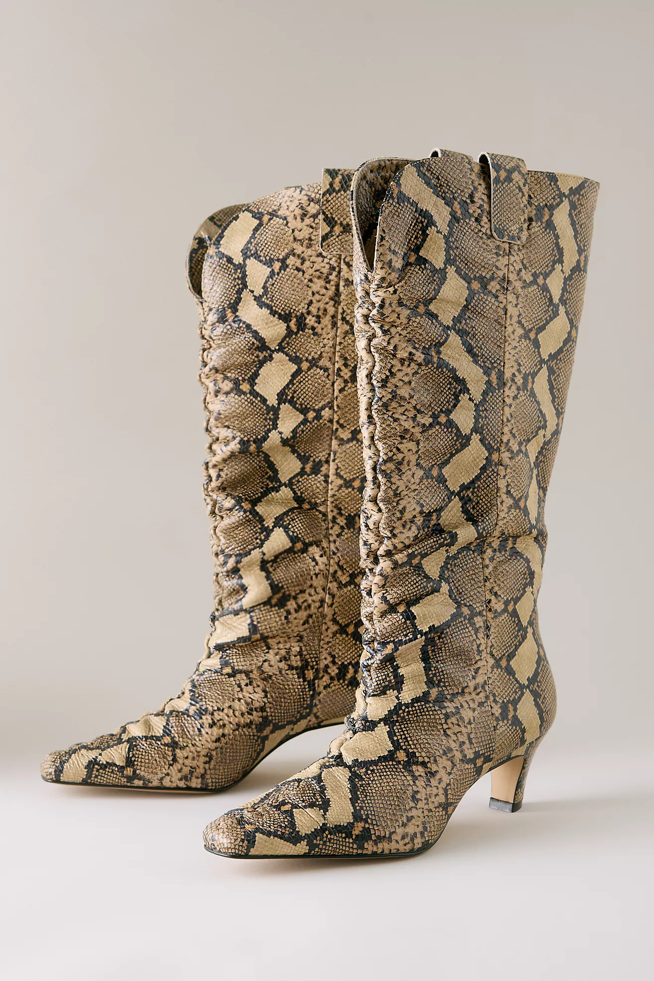 By Anthropologie Ruched Tall Boots