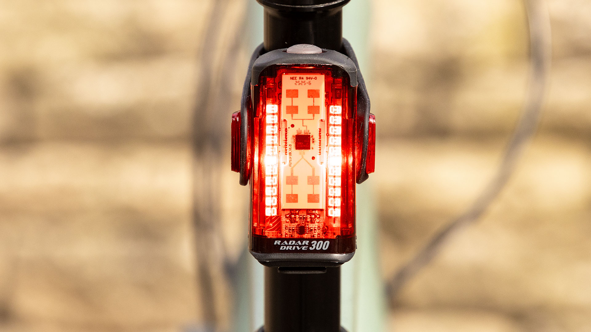 Lezyne Radar Drive Rear pictured from the rear