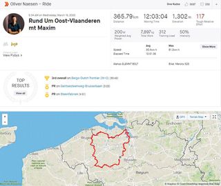 OLiver Naesen's big ride in Flanders