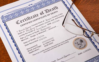 An Estate Executor Should Order Copies of the Death Certificate
