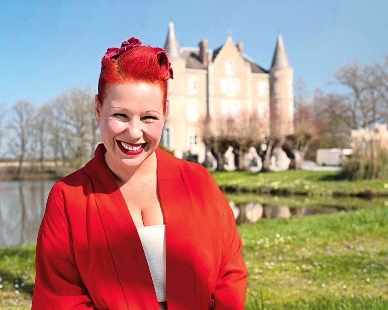 Angel Strawbridge favourite part of the chateau Homes & Gardens