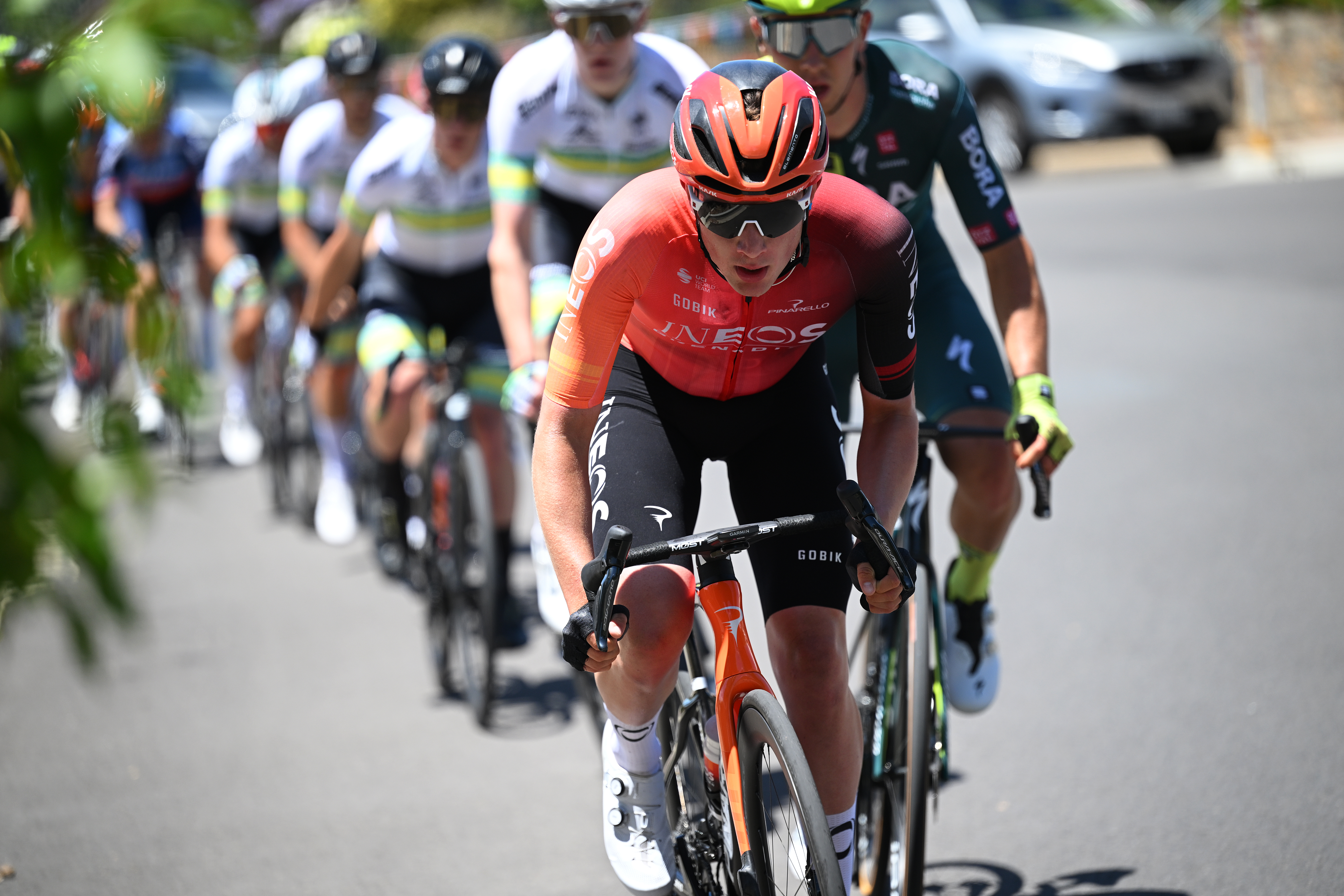 Leo Hayter at the 2024 Tour Down Under